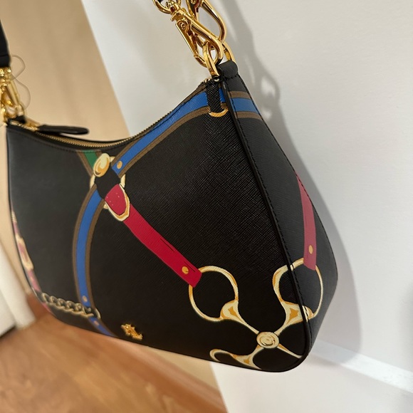 Lauren Ralph Lauren Leather Shoulder Bag - Picture 4 of 10